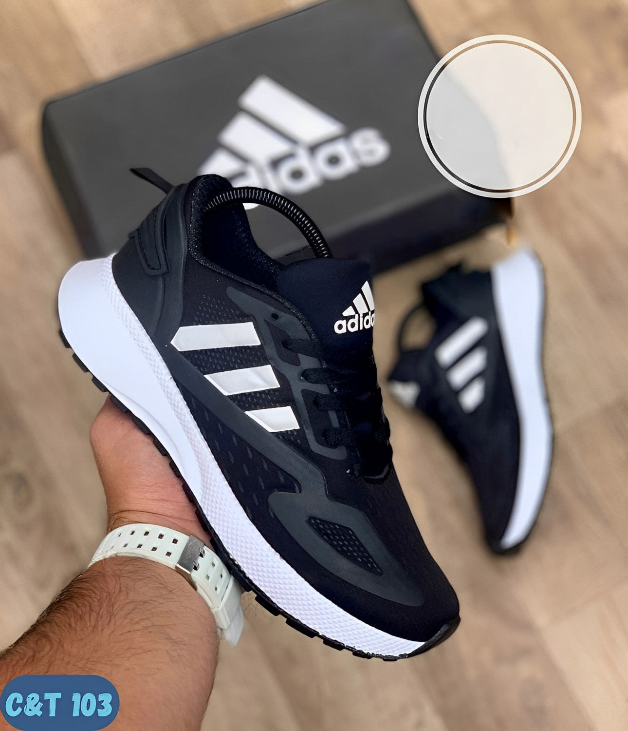 ADIDAS 2K NEGRO BLANCO (C&T 103)