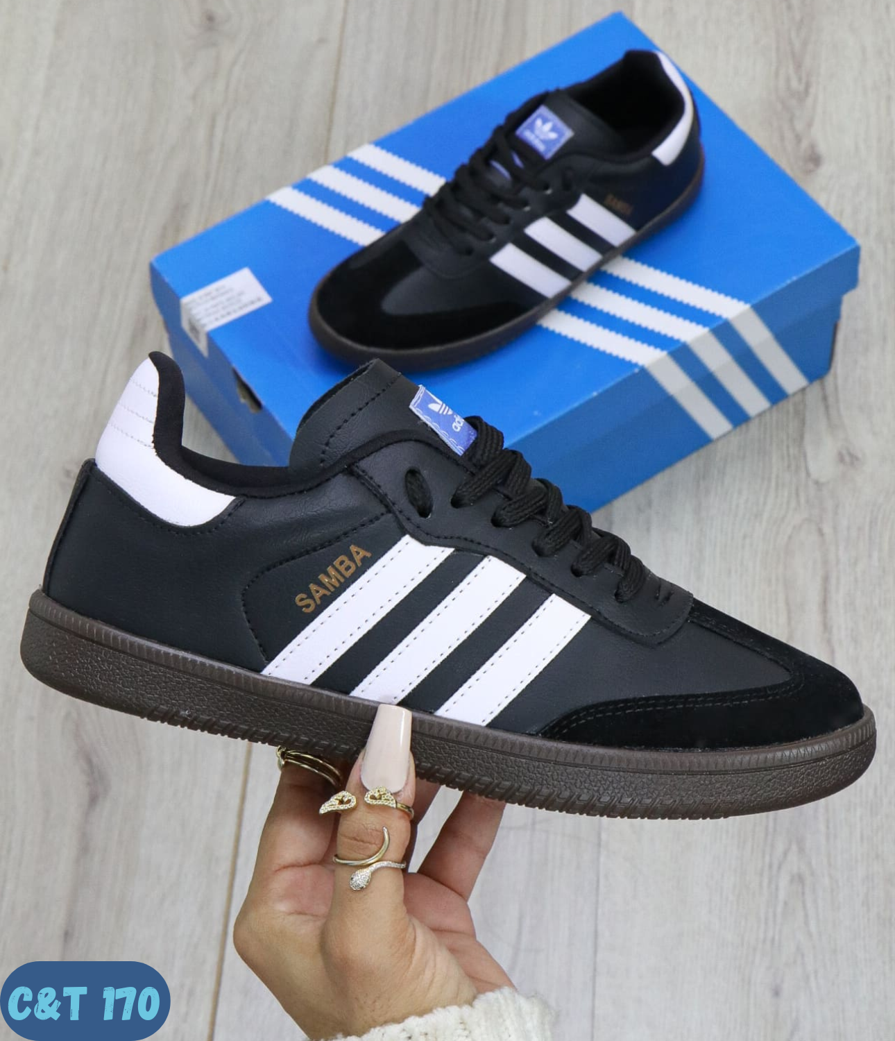 ADIDAS SAMBA NEGROS (C&T 170)