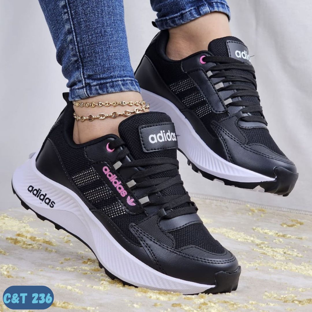 ADIDAS SPOT NEGRO ROSA (C&T 236)