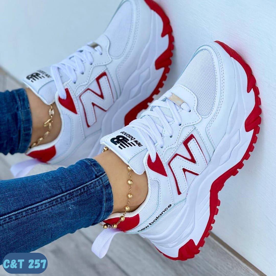 NEW BALANCE SUELA ALTA ROJOS (C&T 257)