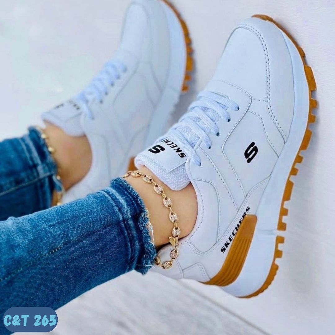 SKECHERS BLANCOS (C&T 265)