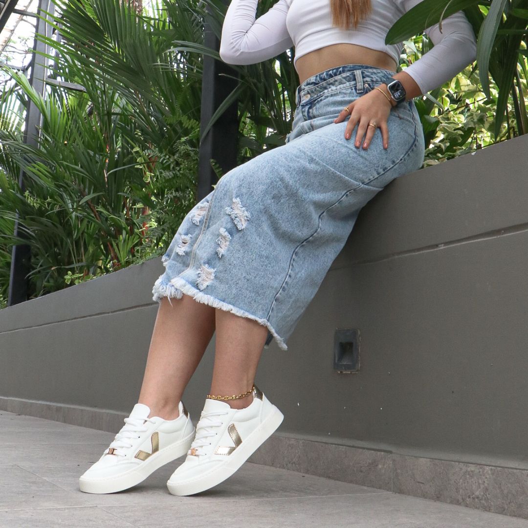 VEJA CASUAL ORO ROSA