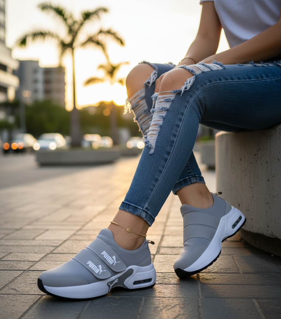 PUMA DOBLE CIERRE GRIS (C&T 37)