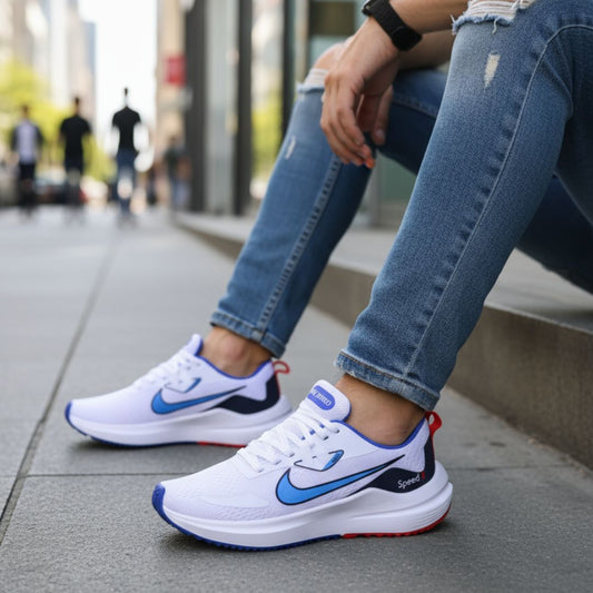 NIKE SPEED X BLANCO AZUL