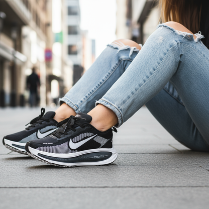 NIKE RUN VOMERO NEGROS