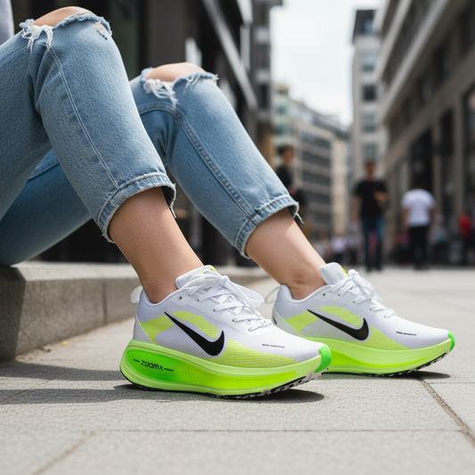 NIKE RUN VOMERO BLANCO VERDE