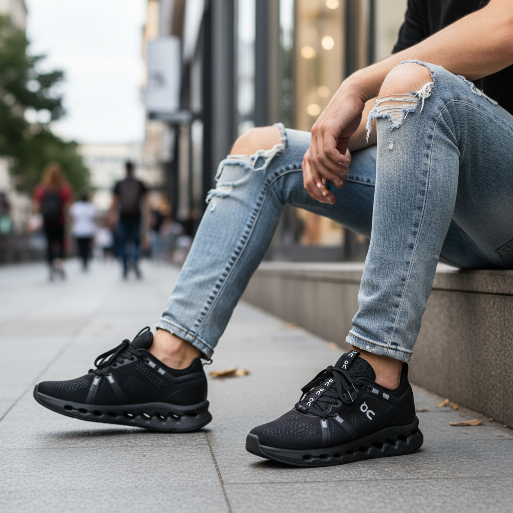 ON CLOUDSURFER 2 NEGROS