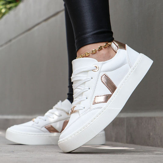 VEJA CASUAL ORO ROSA