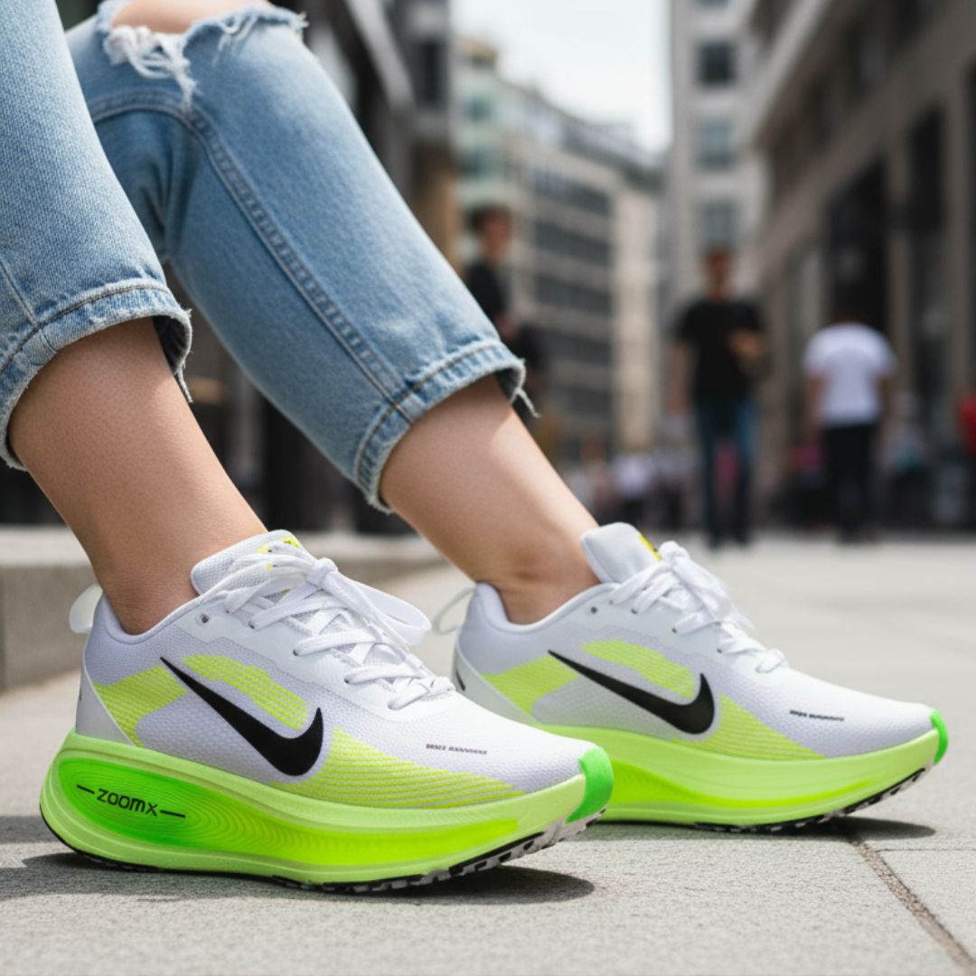NIKE RUN VOMERO BLANCO VERDE