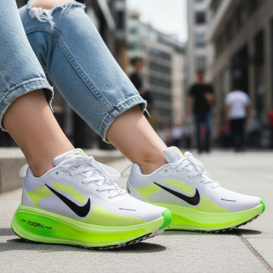 NIKE RUN VOMERO BLANCO VERDE